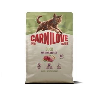 Carnilove True Fresh Kaczka 2kg sucha karma dla kotów dorosłych
