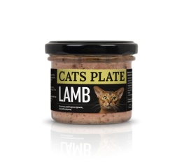 Cats Plate Lamb 100g - karma dla kota z mięsa jagnięcego