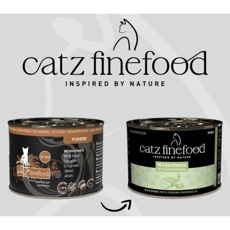 Catz Finefood Purrrr N.109 Dzik - karma dla kota 200g