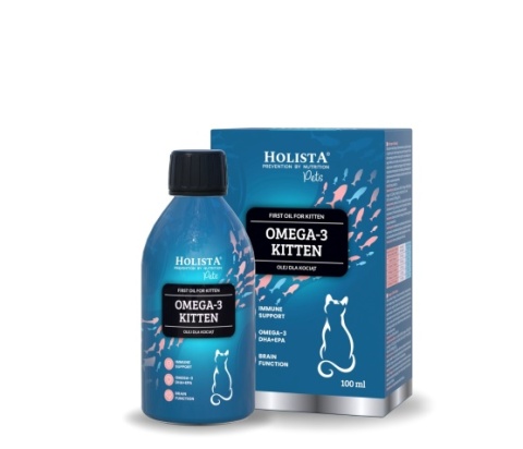 Holista Omega3 Kitten dla kociąt - olej Omega 100ml