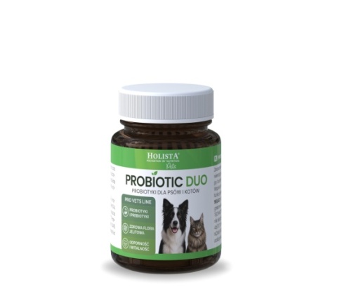 Holista Probiotic Duo - probiotyk dla psów i kotów 30 tabletek