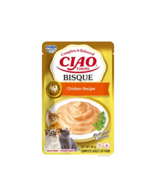 Inaba CIAO Entree Bisque Chicken - aksamitne puree dla kota 40g