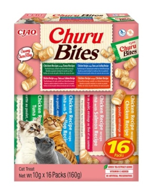 Inaba Cat Churu BITES Chicken Variety 16x10g