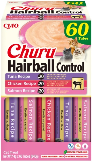 Inaba Cat Churu HAIRBALL CONTROL 60x14g