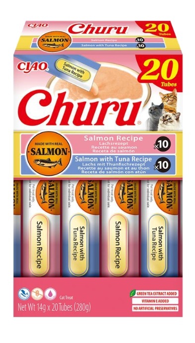 Inaba Cat SALMON CHURU Salmon Tuna 20x14g
