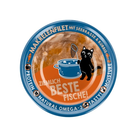 Lucky Lou Extrafood Makrela i dorada w bulionie puszka 70g