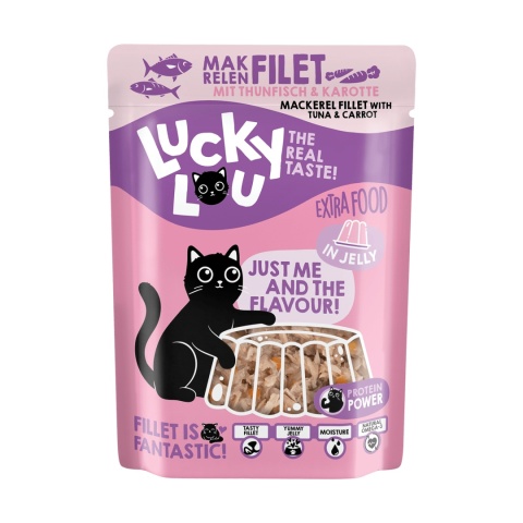 Lucky Lou Extrafood makrela i tuńczyk w galaretce 70g