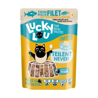 Lucky Lou Extrafood tuńczyk i jajko przepiórcze w galaretce 70g