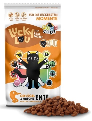 Lucky Lou Food Code Lifestage drób z kaczką - karma sucha dla kota 1,7kg