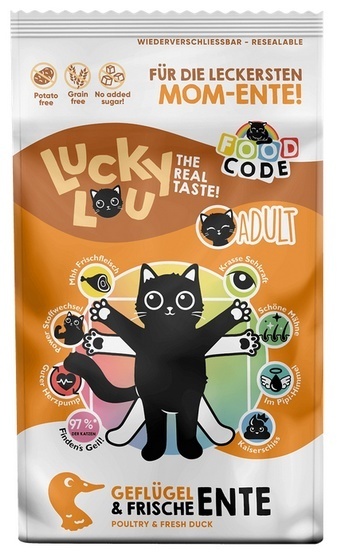 Lucky Lou Food Code Lifestage drób z kaczką - karma sucha dla kota 1,7kg
