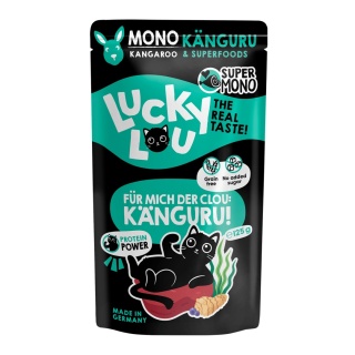 Lucky Lou SuperMono Kangur - monobiałkowa karma dla kota 125g