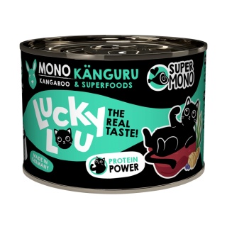 Lucky Lou SuperMono Kangur - monobiałkowa karma dla kota 200g