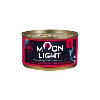 MOONLIGHT DINNER nr 11 - Kurczak brokuł i wątróbka 80g karma dla kota