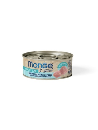 Monge Natural - Kurczak z kalmarami 80g