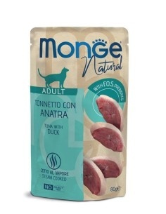Monge Natural - Tuńczyk z kaczką w galaretce 80g