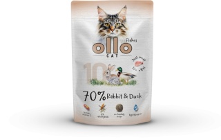 Ollo Cat nr 10 Rabbit Duck Królik i Kaczka - mokra karma dla kota 85g