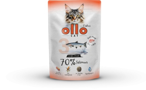 Ollo Cat nr 3 Salmon Łosoś - mokra karma dla kota 85g