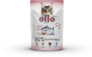 Ollo Cat nr 5 Tuna Scallop Tuńczyk i Przegrzebki - mokra karma dla kota 85g