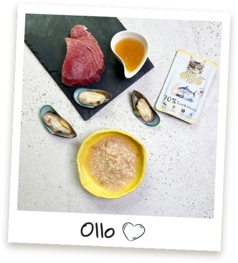 Ollo Cat nr 6 Tuna Mussels Tuńczyk i Omułek - mokra karma dla kota 85g
