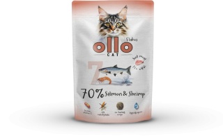 Ollo Cat nr 7 Salmon Shrimp Łosoś i Krewetki - mokra karma dla kota 85g