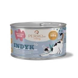 PERROland CATering Indyk - karma mokra dla kota mus 185g