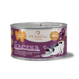 PERROland CATering Kaczka - karma mokra dla kota mus 185g