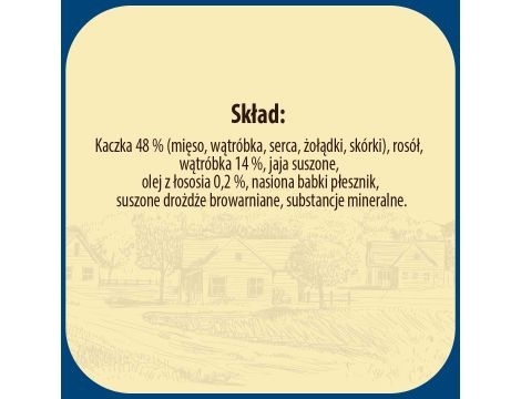 PUPIL Natural Cat kaczka z wątróbką - mokra karma dla kota 400g