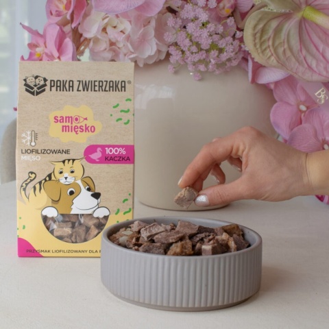 Paka Zwierzaka SAMO MIĘSKO Kaczka - przysmak liofilizowany 70g