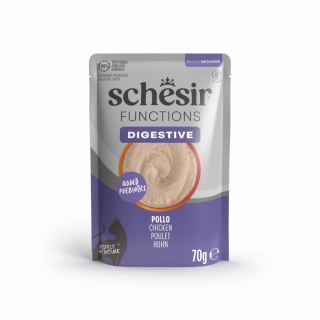Schesir Functions Digestive z kurczakiem - mus dla kota 70g