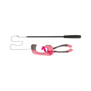 Trixie Teleskopowa wędka flaming - zabawka dla kota 42-106cm