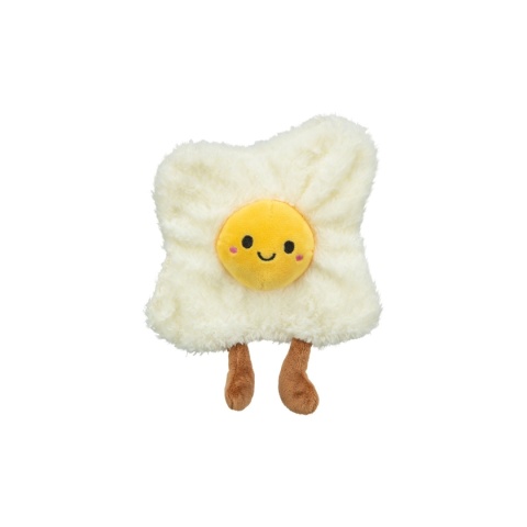 Trixie jajko sadzone z kocimiętką - szeleszcząca zabawka dla dużych kotów 18cm