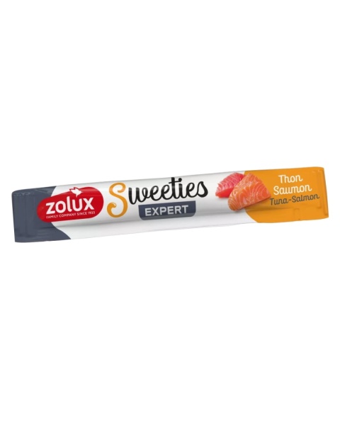 Zolux Sweeties Kremowy przysmak dla kota - tuńczyk i łosoś 14g
