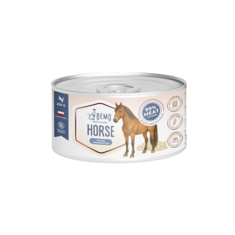 Bemo Cat Horse - karma mokra dla kota z koniną monoproteina 200g