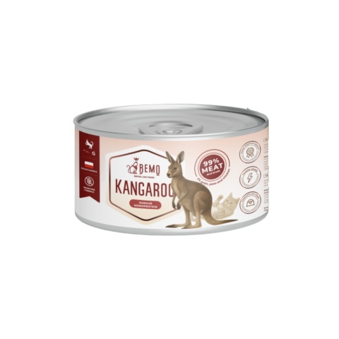 Bemo Cat Kangaroo Monoprotein - karma mokra dla kota z kangurem monobiałkowa 200g