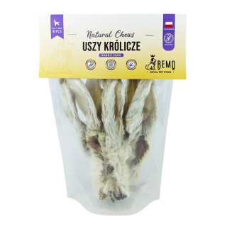 Bemo Rabbit Ears - suszone uszy królicze z sierścią 8 szt.
