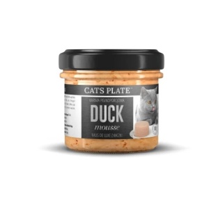 Cats Plate Duck mousse - mus z kaczki dla kotów 100g