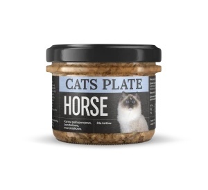 Cats Plate Horse konina - monobiałkowa karma dla kota 180g