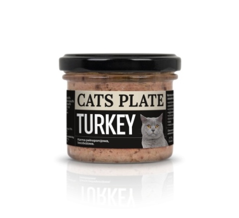 Cats Plate Indyk 100g karma monobiałkowa dla kota