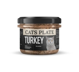 Cats Plate Indyk 180g karma monobiałkowa dla kota