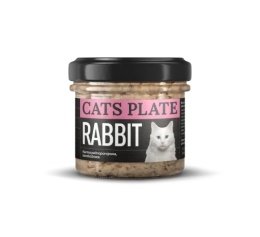 Cats Plate Królik i Indyk 100g dla kota