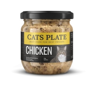 Cats Plate Kurczak 360g - karma monobiałkowa dla kota