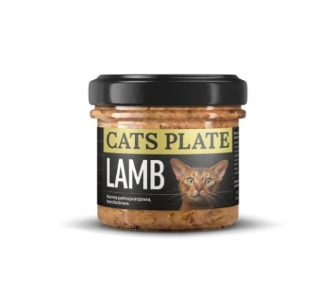 Cats Plate Lamb 100g - karma dla kota z mięsa jagnięcego
