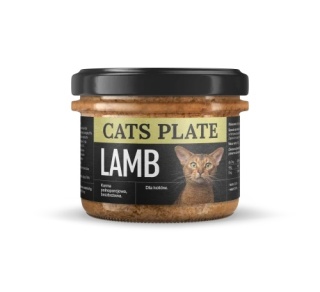 Cats Plate Lamb 180g - karma dla kota z mięsa jagnięcego
