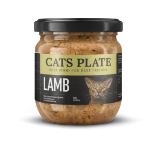 Cats Plate Lamb 360g - karma dla kota z mięsa jagnięcego