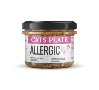 Cats Plate Vet Allergic koza - karma dla kotów z alergią pokarmową 180g