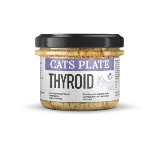 Cats Plate Vet Thyroid - specjalistyczna karma dla kotów z nadczynnością tarczycy 180g