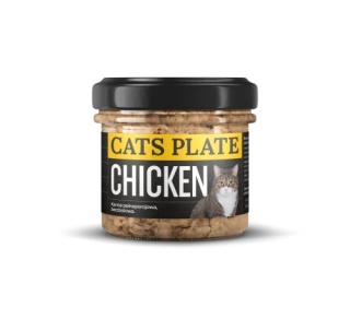 Cats Plate kurczak 100g karma monobiałkowa dla kota
