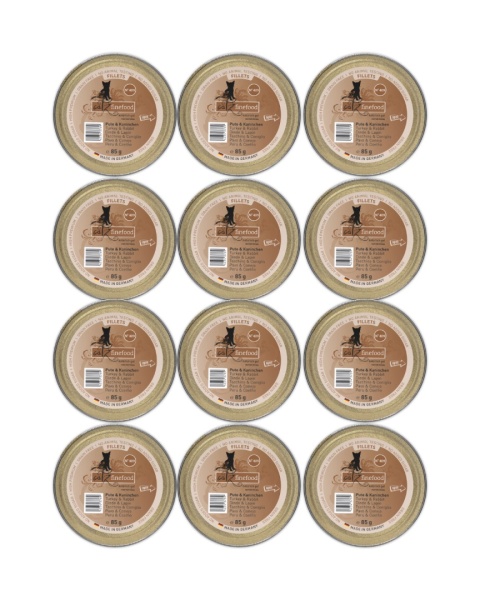 Catz Finefood Filety N.415 Zestaw Indyk i królik 12x85g dla kota
