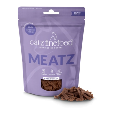 Catz Finefood Meatz N.19 Indyk - przysmak dla kota 45g