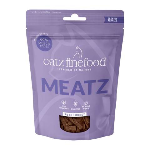 Catz Finefood Meatz N.19 Indyk - przysmak dla kota 45g